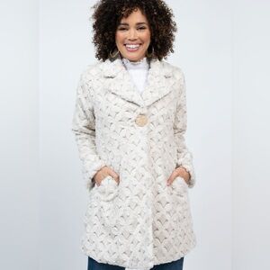 Ivy Jane Faux Fur Car Coat